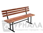 Скамейка СП со спинкой усиленная 1,5