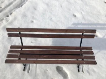 Скамейка СП со спинкой 1,5