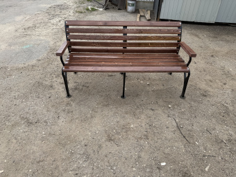Скамейка Классика с подлокотником 2,0 м Усиленная